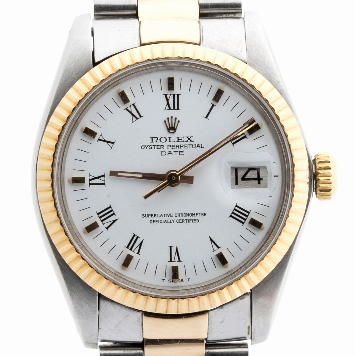 Rolex Oyster Perpetual Date: Orologio da Polso Acciaio e Oro Ref. 1500, 1978