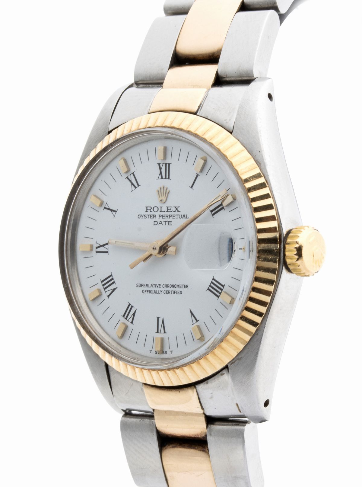 Rolex Oyster Perpetual Date: Orologio da Polso Acciaio e Oro Ref. 1500, 1978