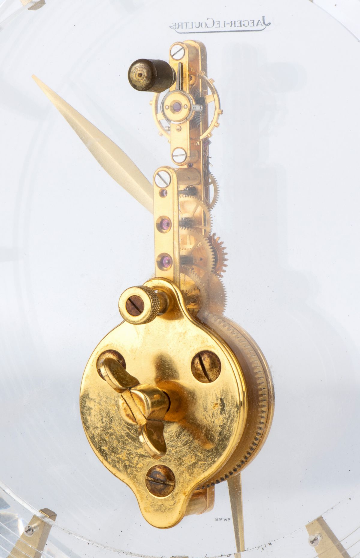 Jaeger Lecultre: Orologio Scheletrato in Ottone e Lucite Ref. 420, Anni '70