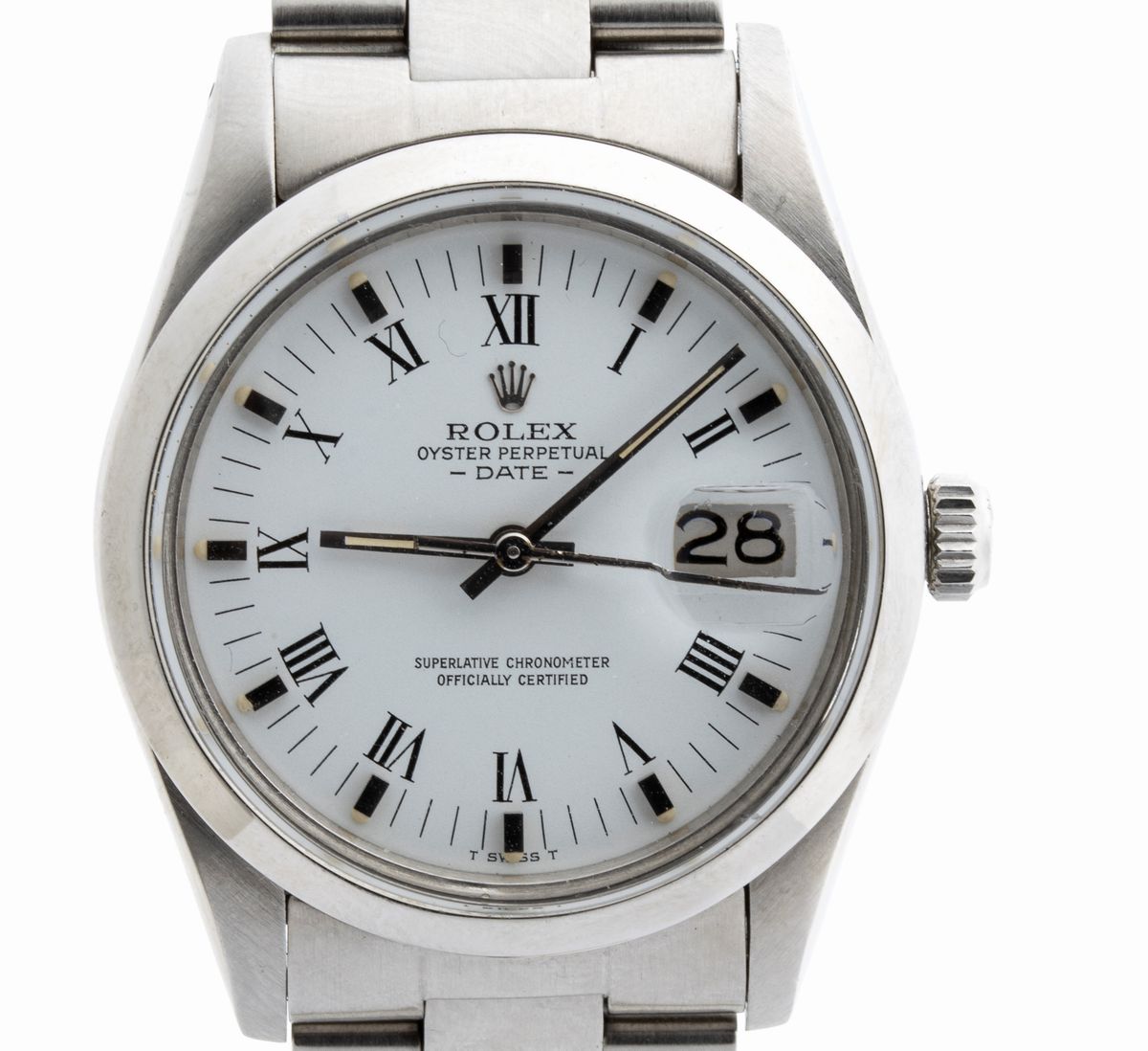 Rolex Oyster Perpetual Date: Orologio da Polso in Acciaio Ref. 1500, 1981
