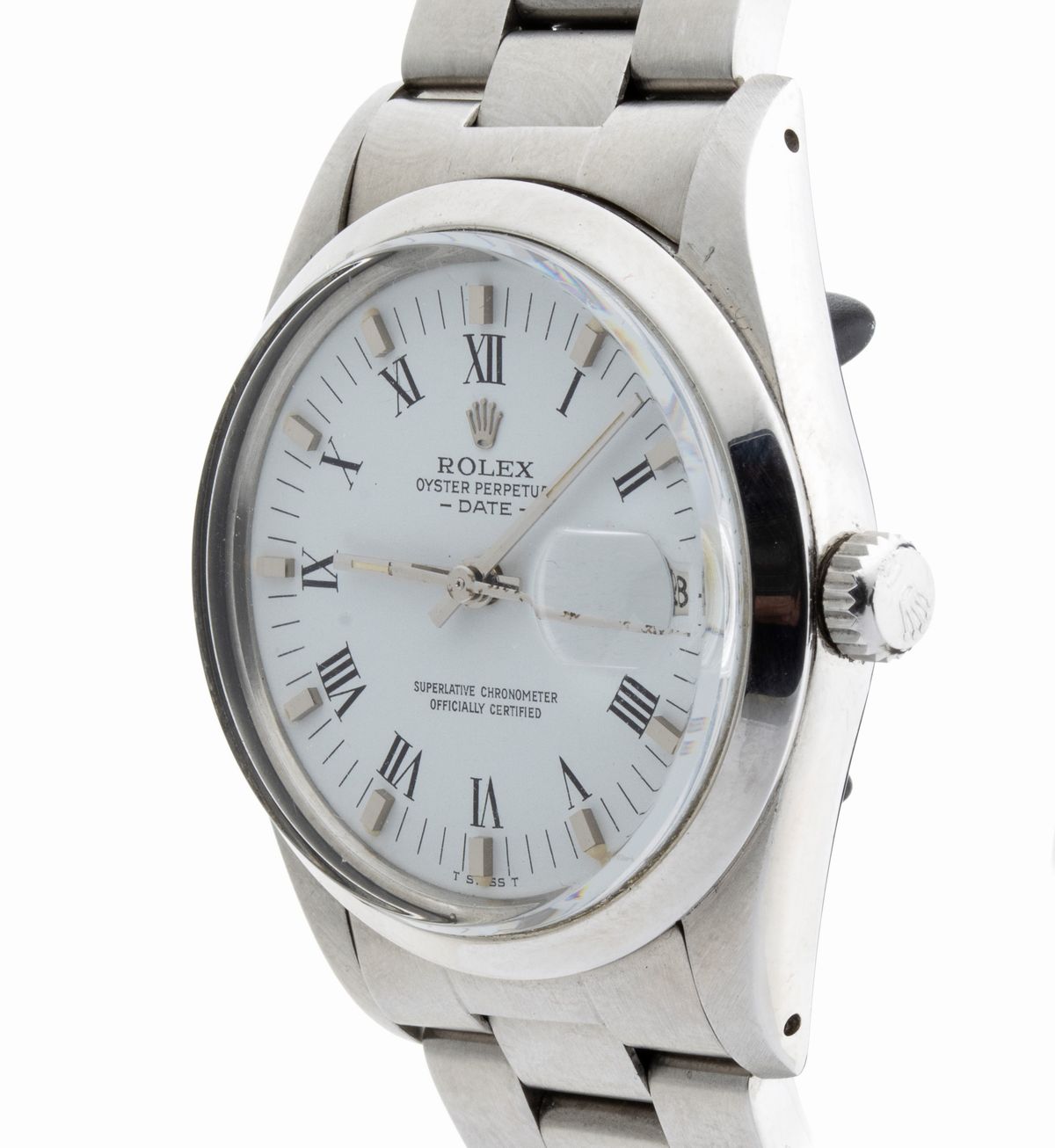 Rolex Oyster Perpetual Date: Orologio da Polso in Acciaio Ref. 1500, 1981