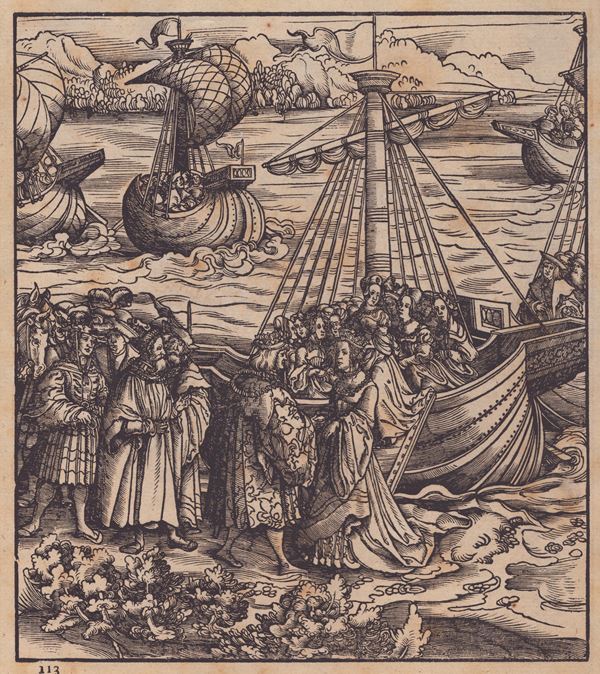 Leonhard Beck - King Philip receives his bride