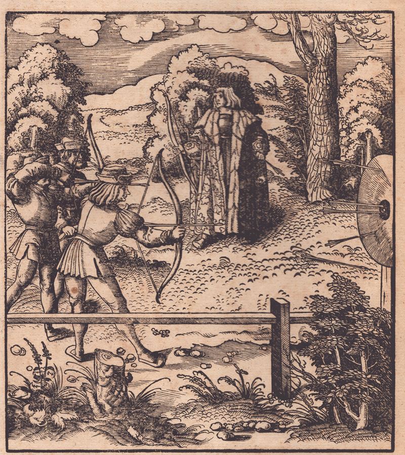 Leonhard Beck - Der Weisskunig Impara il Tiro con L'arco
