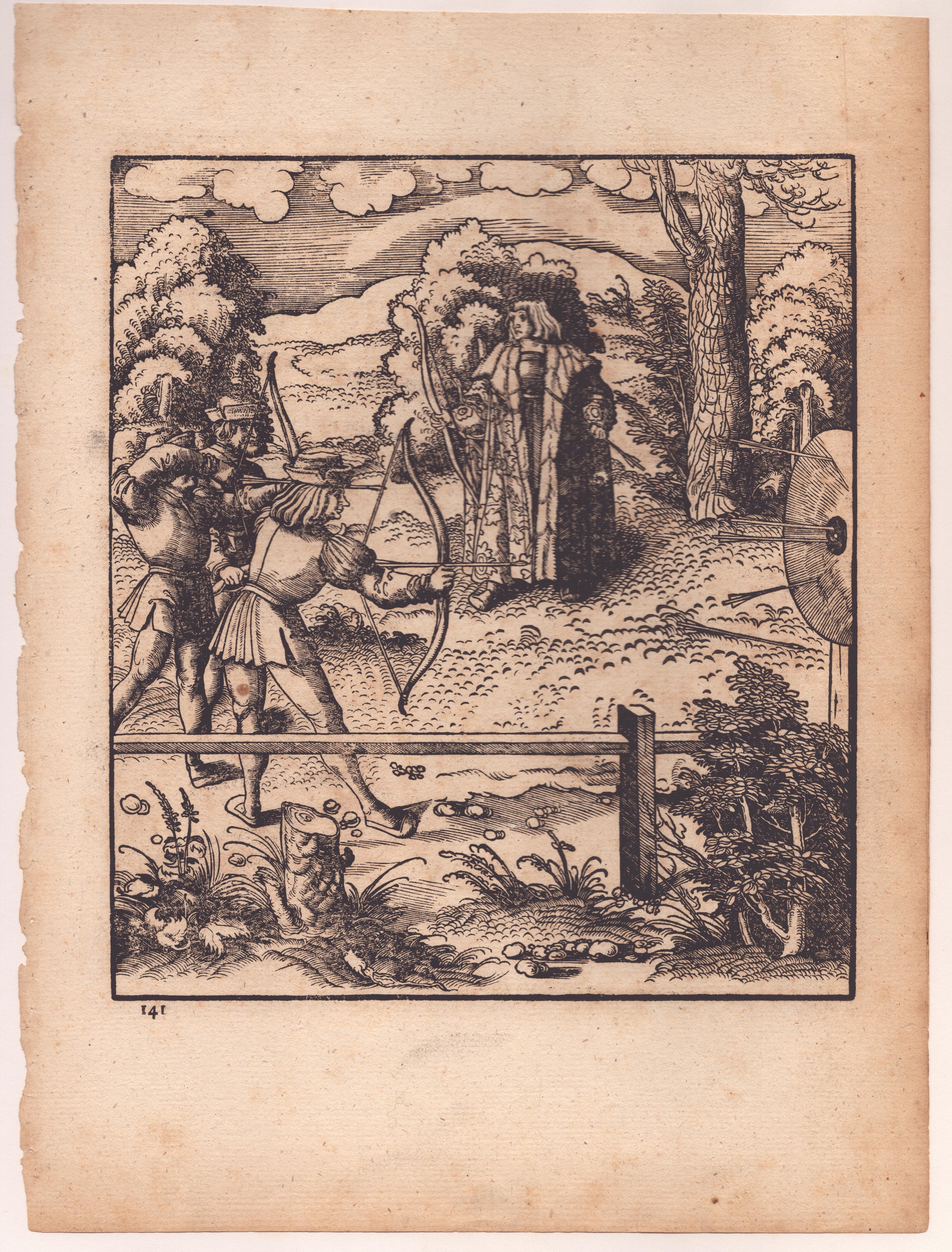 Leonhard Beck - Der Weisskunig Impara il Tiro con L'arco