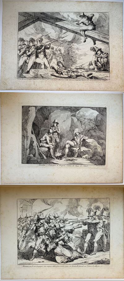 Lotto di Tre Tavole dalla Storia di Brigante Massaroni