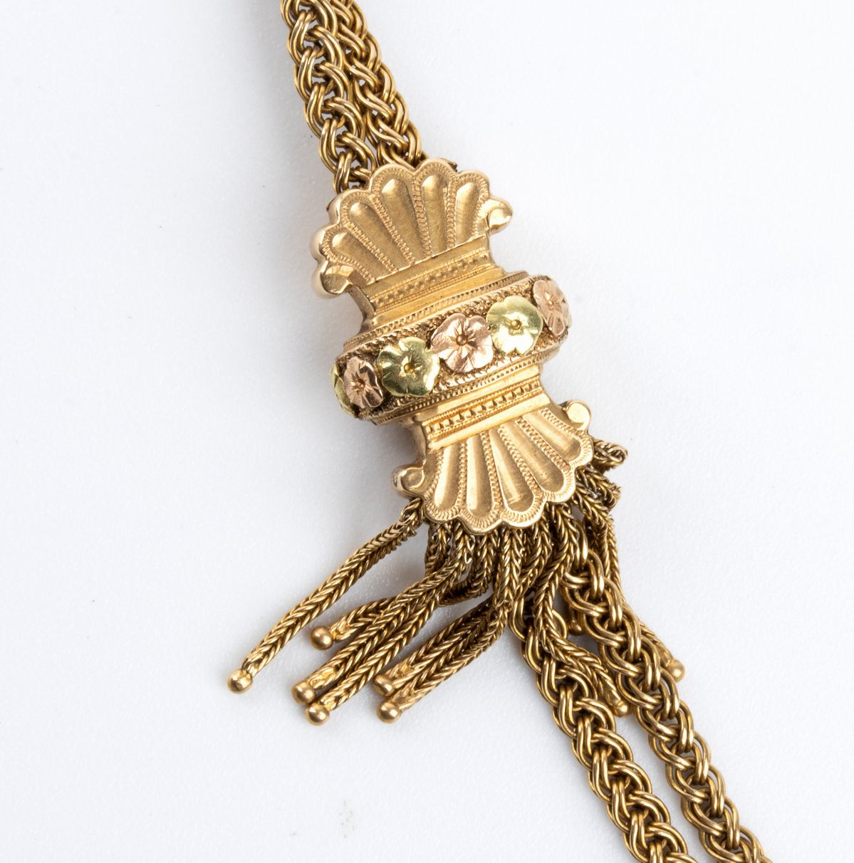 Saliscendi in Oro per Orologio - Fine XIX Secolo