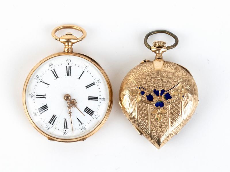 Due Orologi da Tasca in Oro - Inizio XX Secolo
