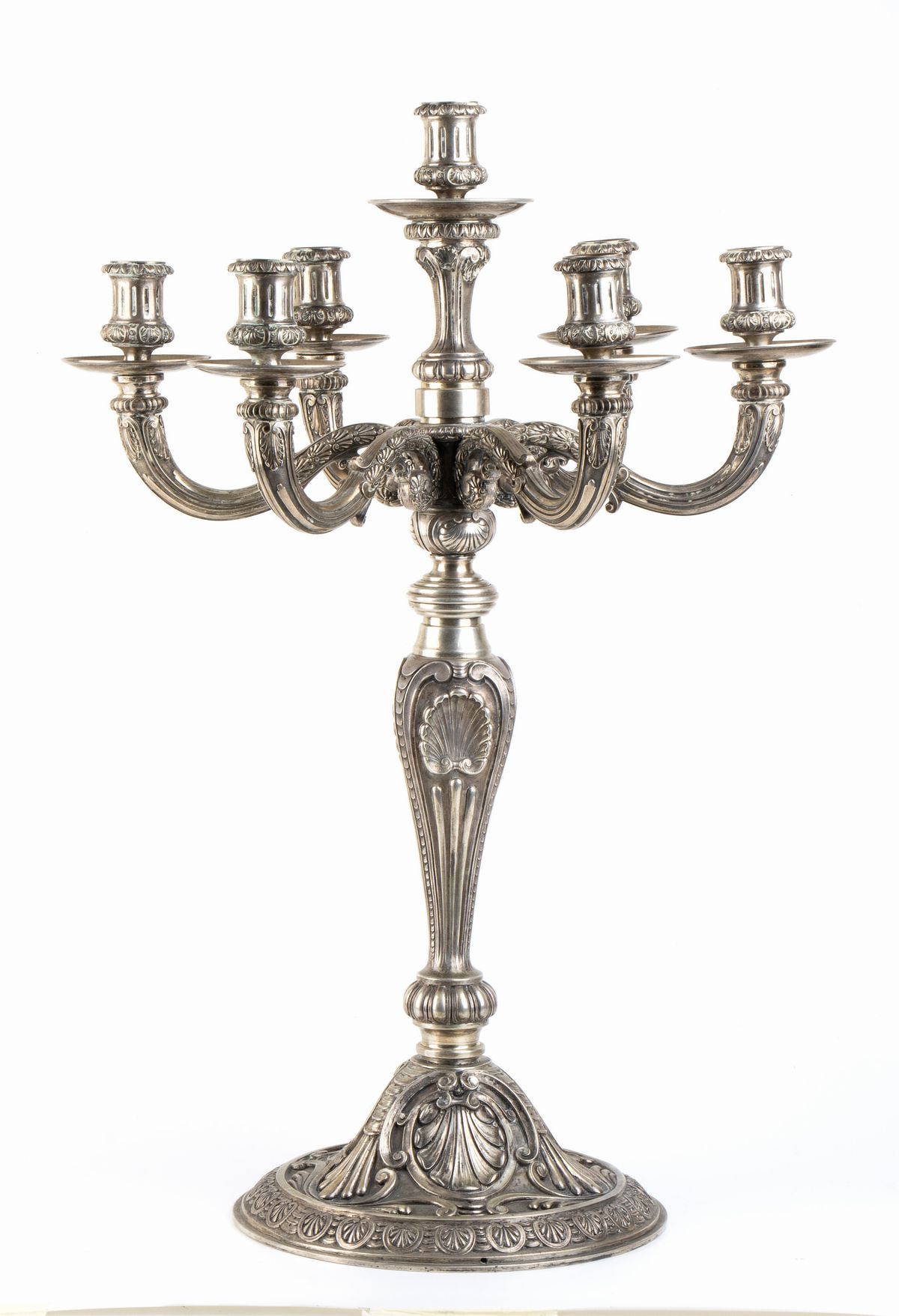 Attilio Grandis - Coppia di Importanti Candelabri in Argento