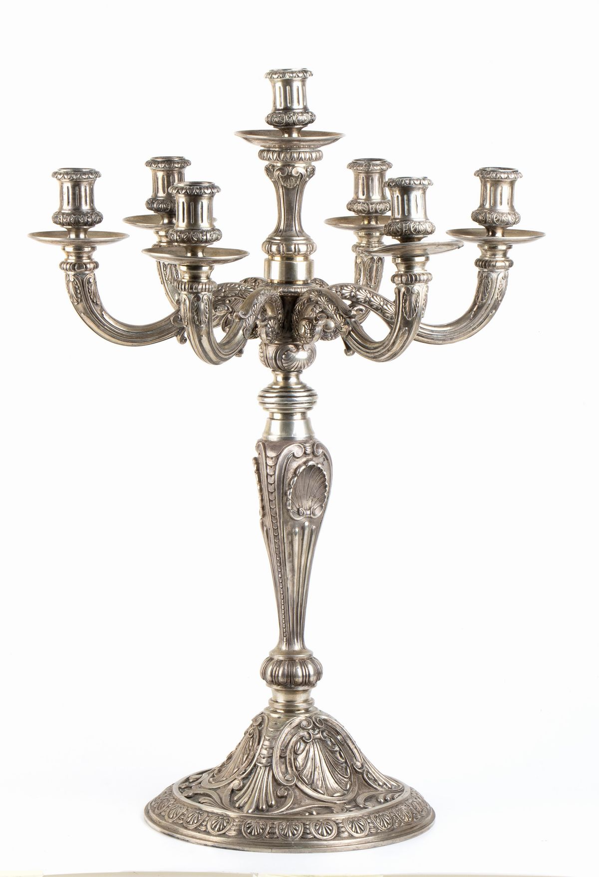 Attilio Grandis - Coppia di Importanti Candelabri in Argento