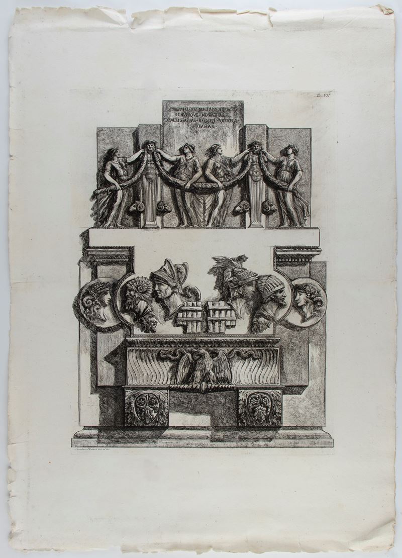 Giovanni Battista Piranesi - Ovid · XV Metamorph / Rervmque · Novatrix / Ex · Aliis · Alias · Red...