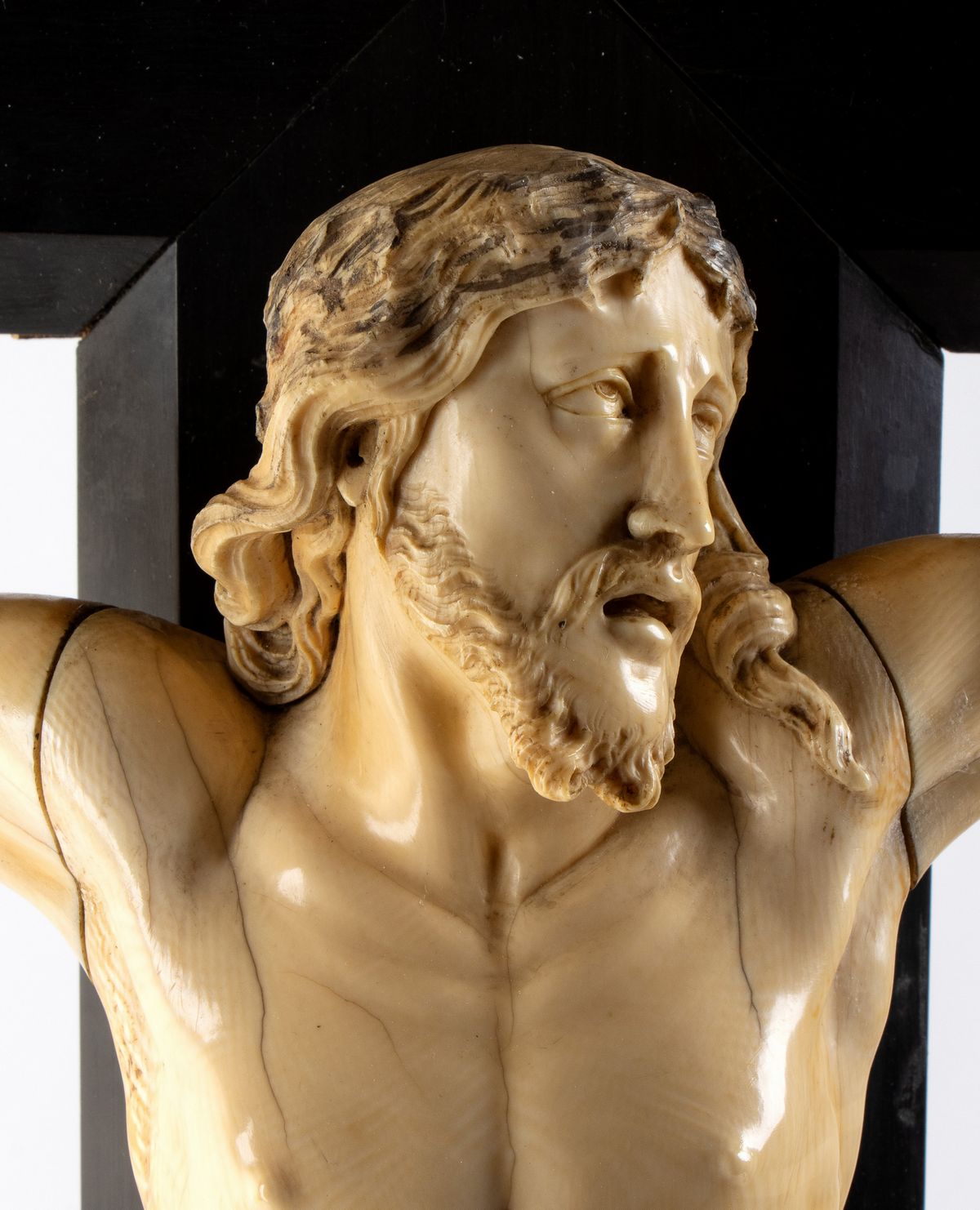 Coppia di Candelieri in Argento e Avorio