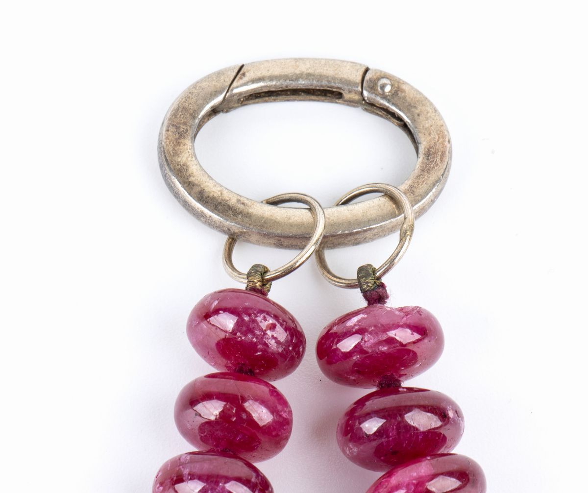 Collana con Radici Rubino