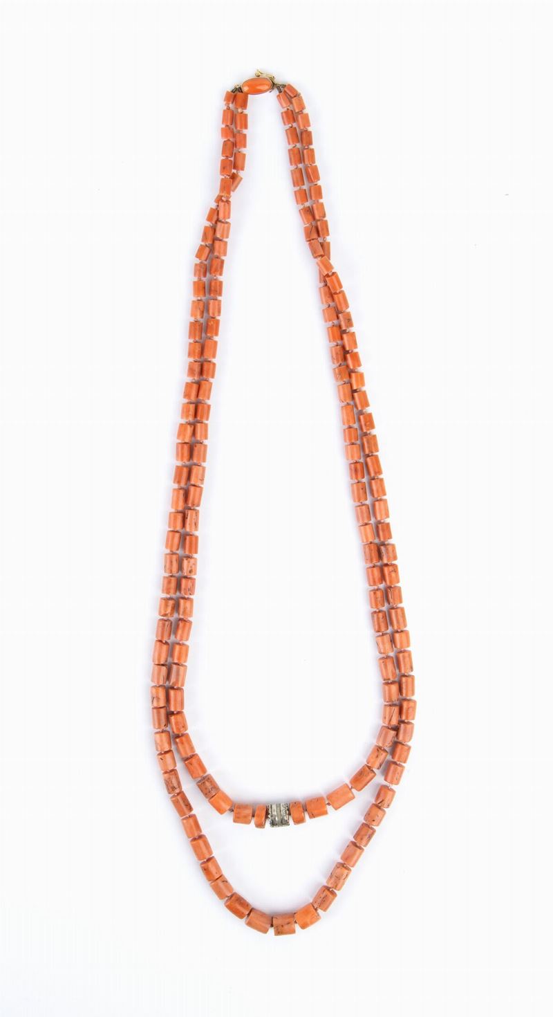 Collana di Corallo Mediterraneo