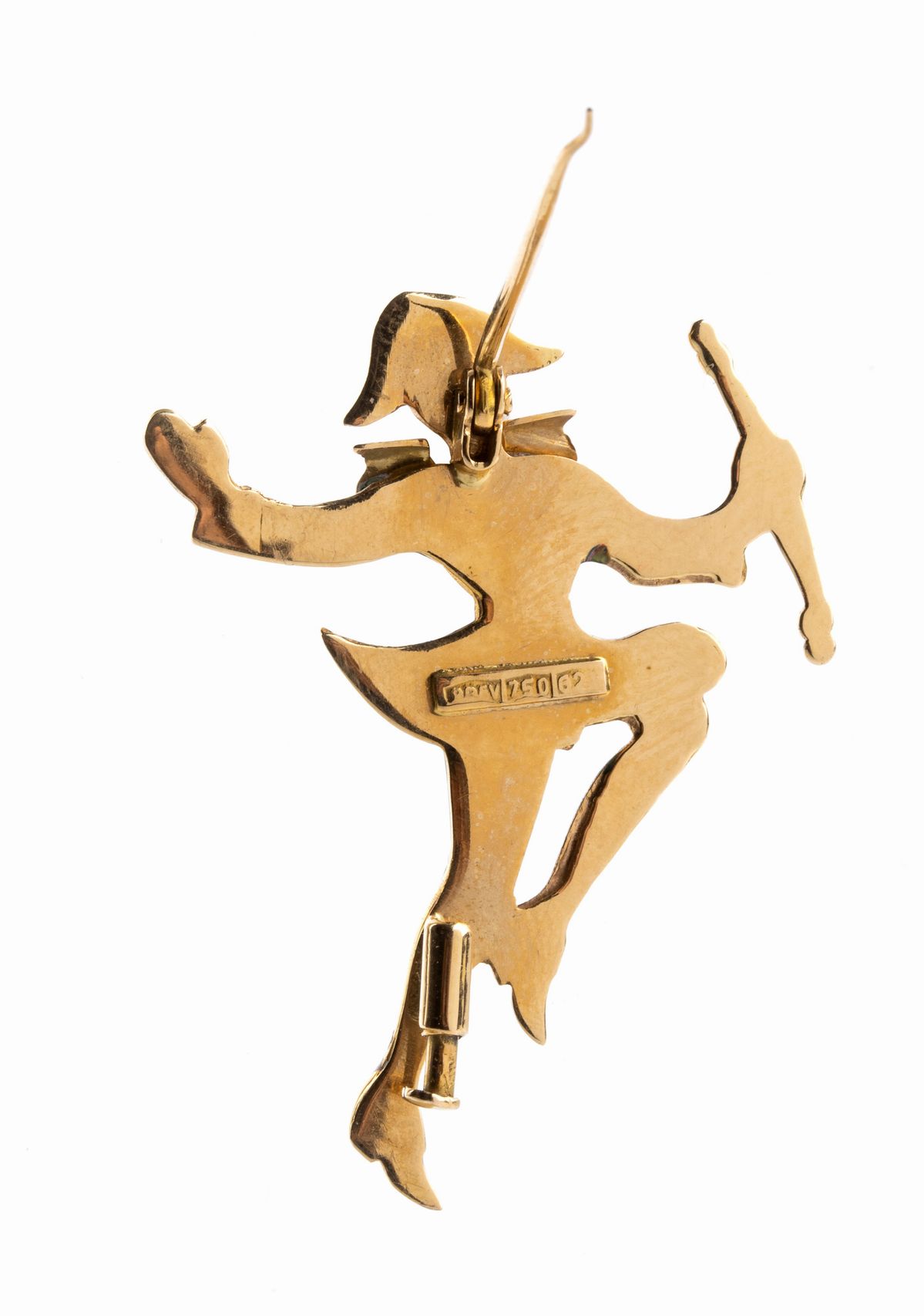 Spilla Arlecchino in Oro e Smalti