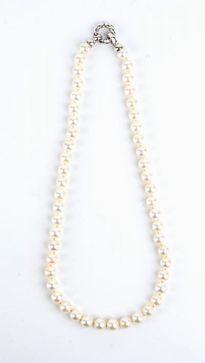 Collana di Perle Coltivate D'acqua Salata