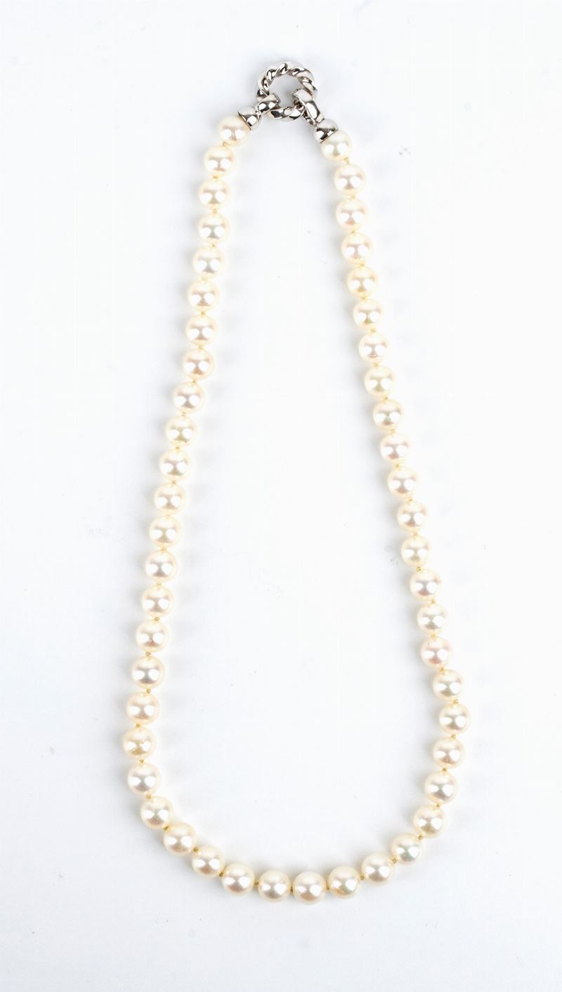 Collana di Perle Coltivate D'acqua Salata