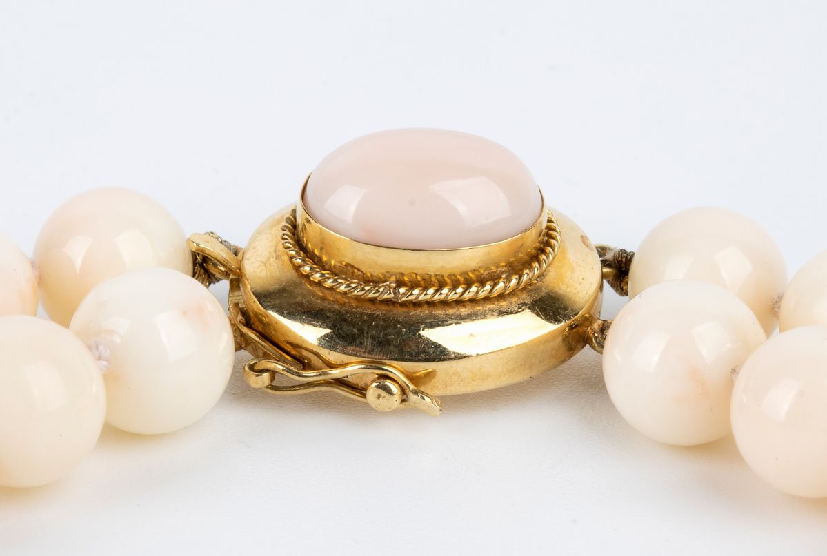 Collana in Corallo Rosa ed Oro