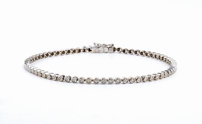 Bracciale "tennis" in Oro e Diamanti