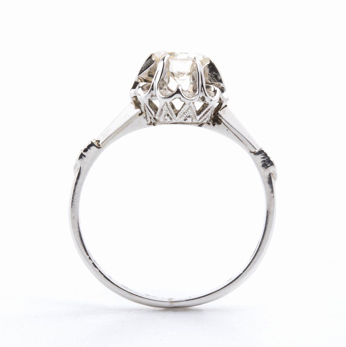 Anello con Diamante Solitario
