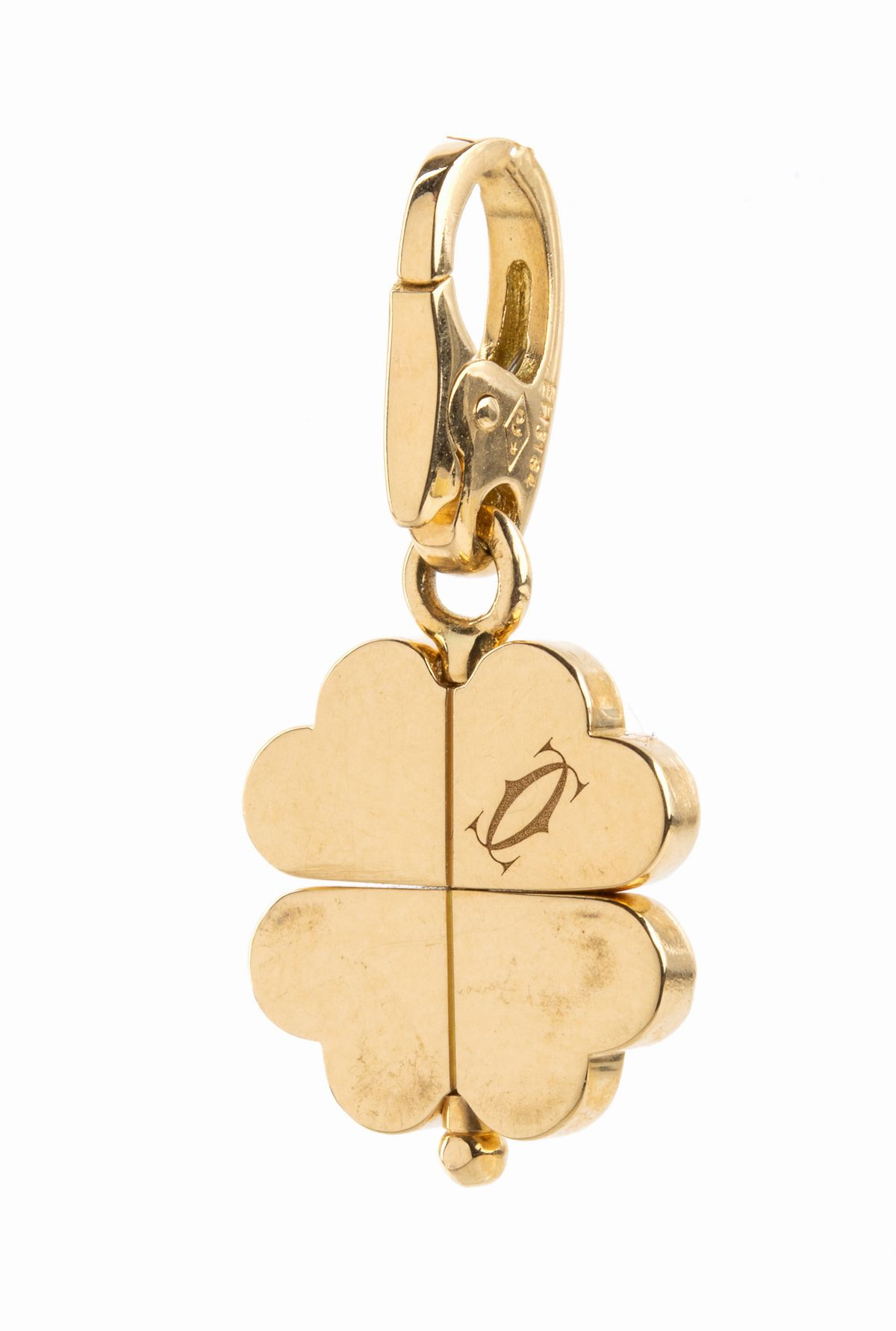 CARTIER: pendente in oro quadrifoglio
