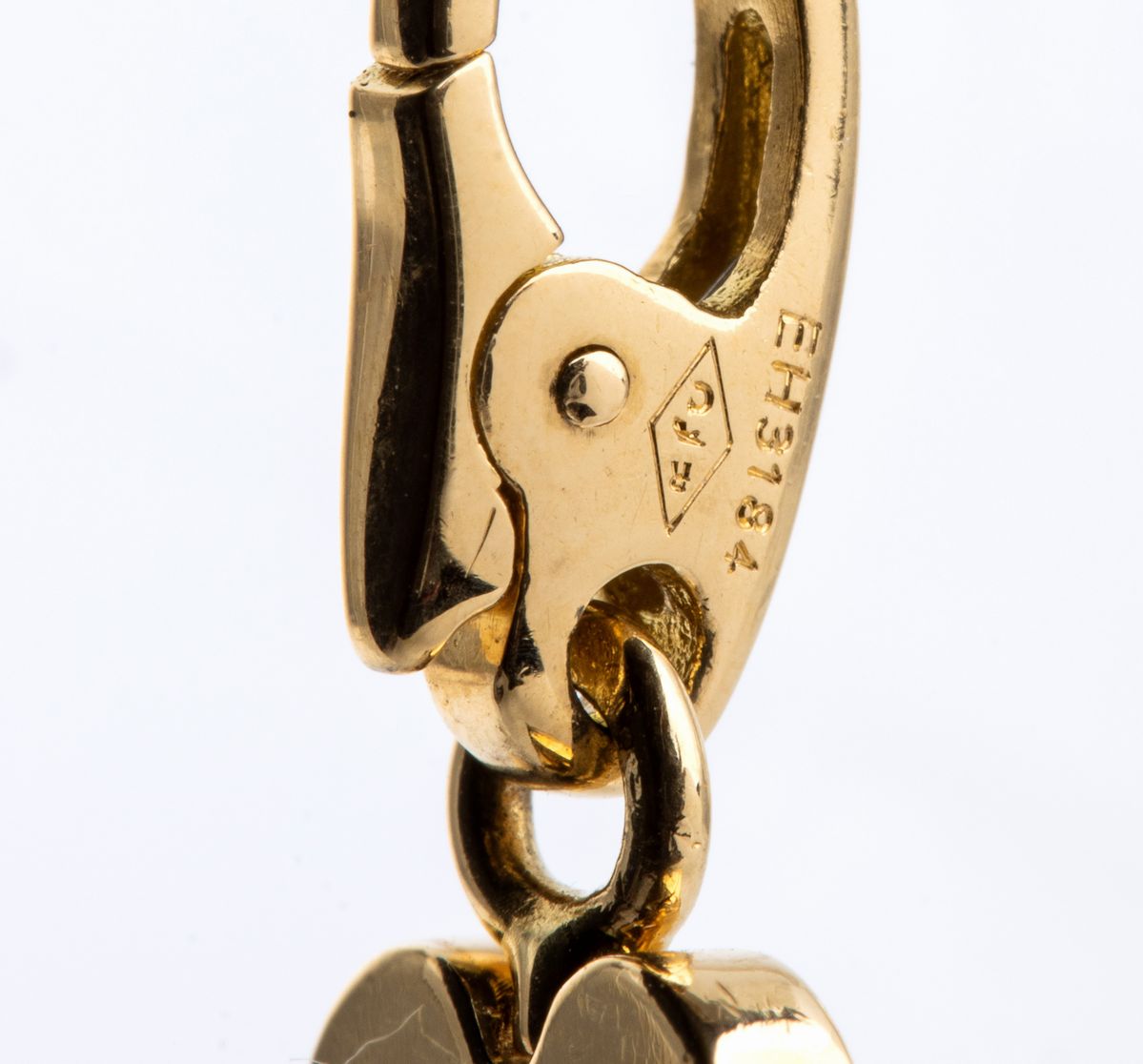 CARTIER: pendente in oro quadrifoglio