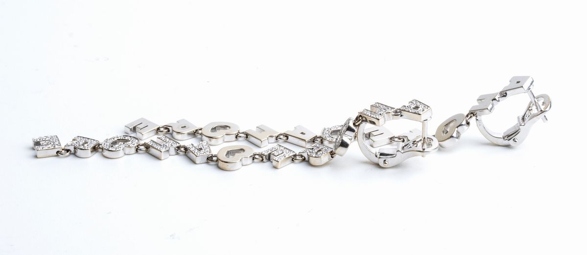 PASQUALE BRUNI: orecchini pendenti in oro con diamanti