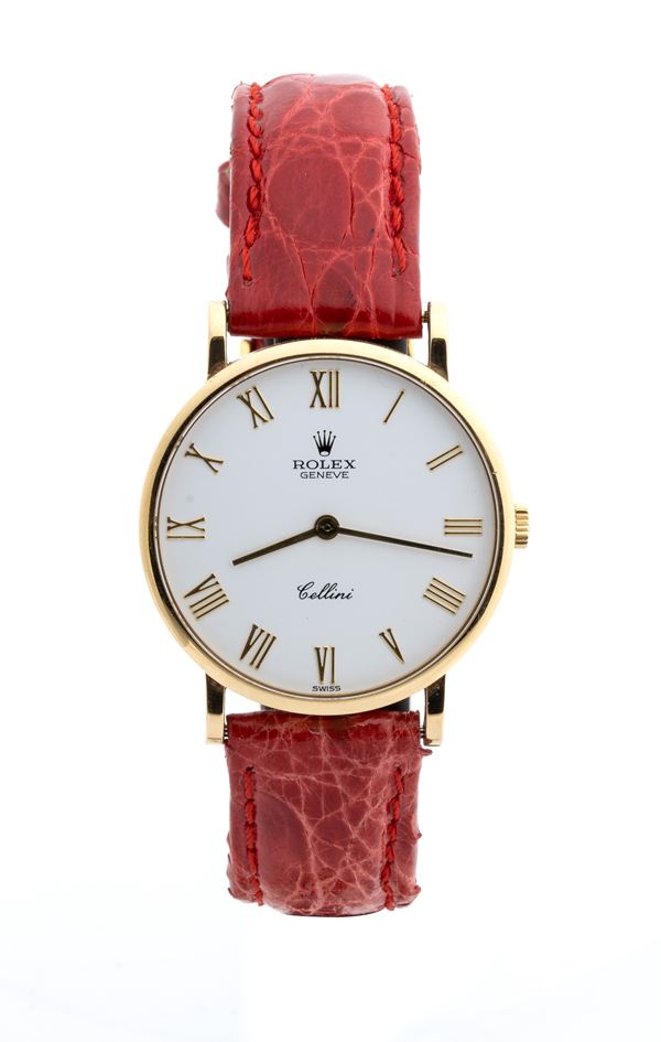 ROLEX Cellini: 18K gold wristwatch ref. 5112, 1990s