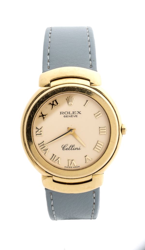 ROLEX Cellini: 18K gold wristwatch ref. 6623, 2000s