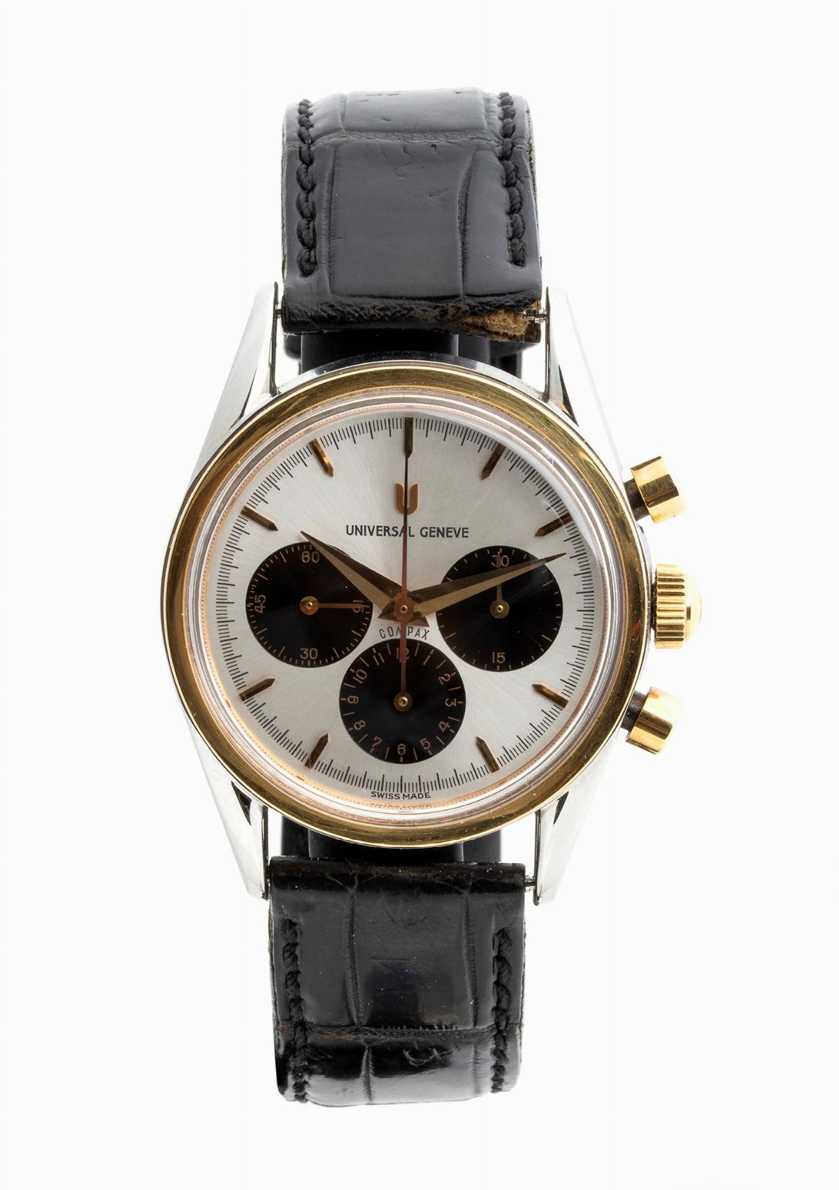 Universal Genève Compax: Orologio da Polso Uomo, Ref. 384.445, 1998 Circa