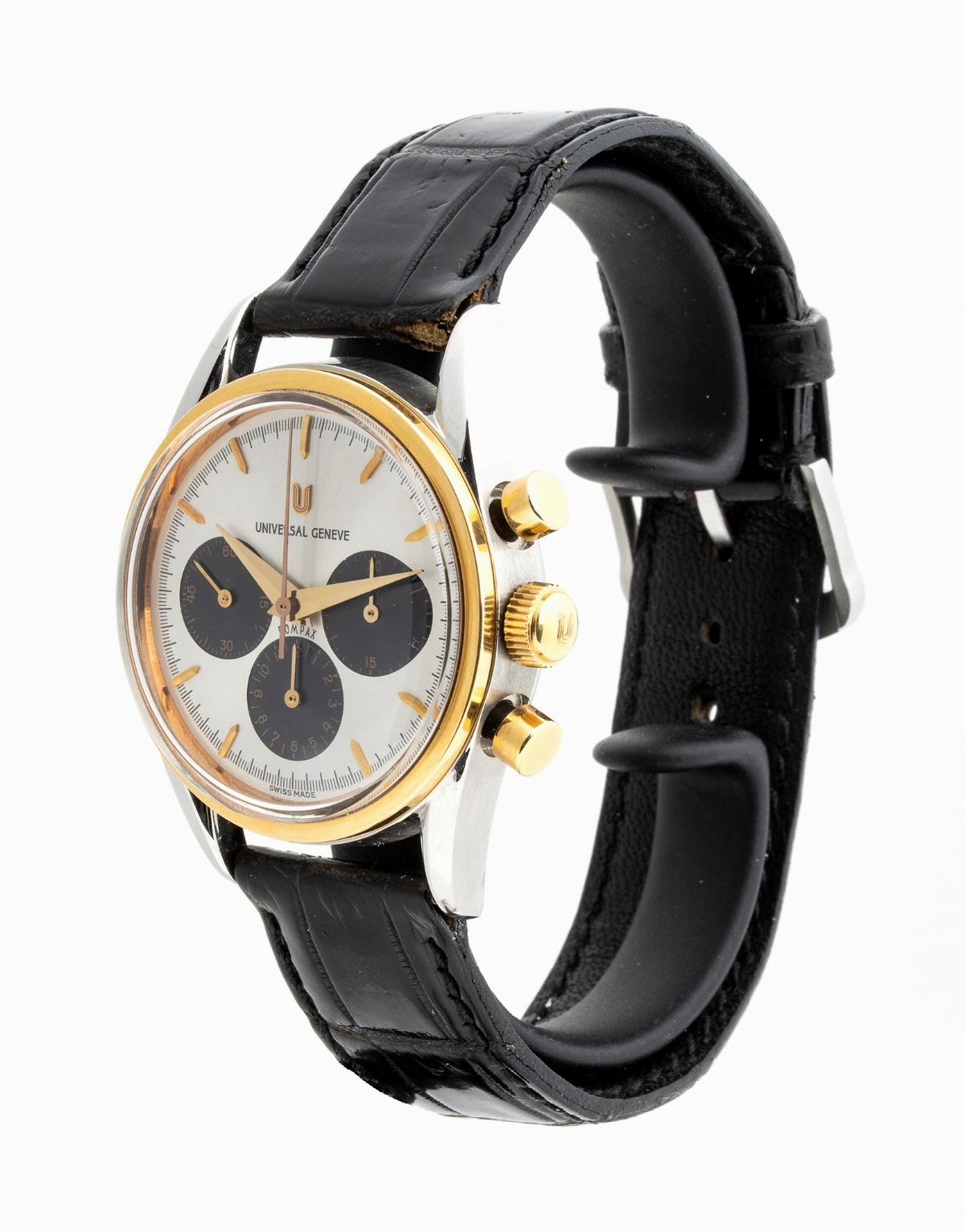 Universal Genève Compax: Orologio da Polso Uomo, Ref. 384.445, 1998 Circa