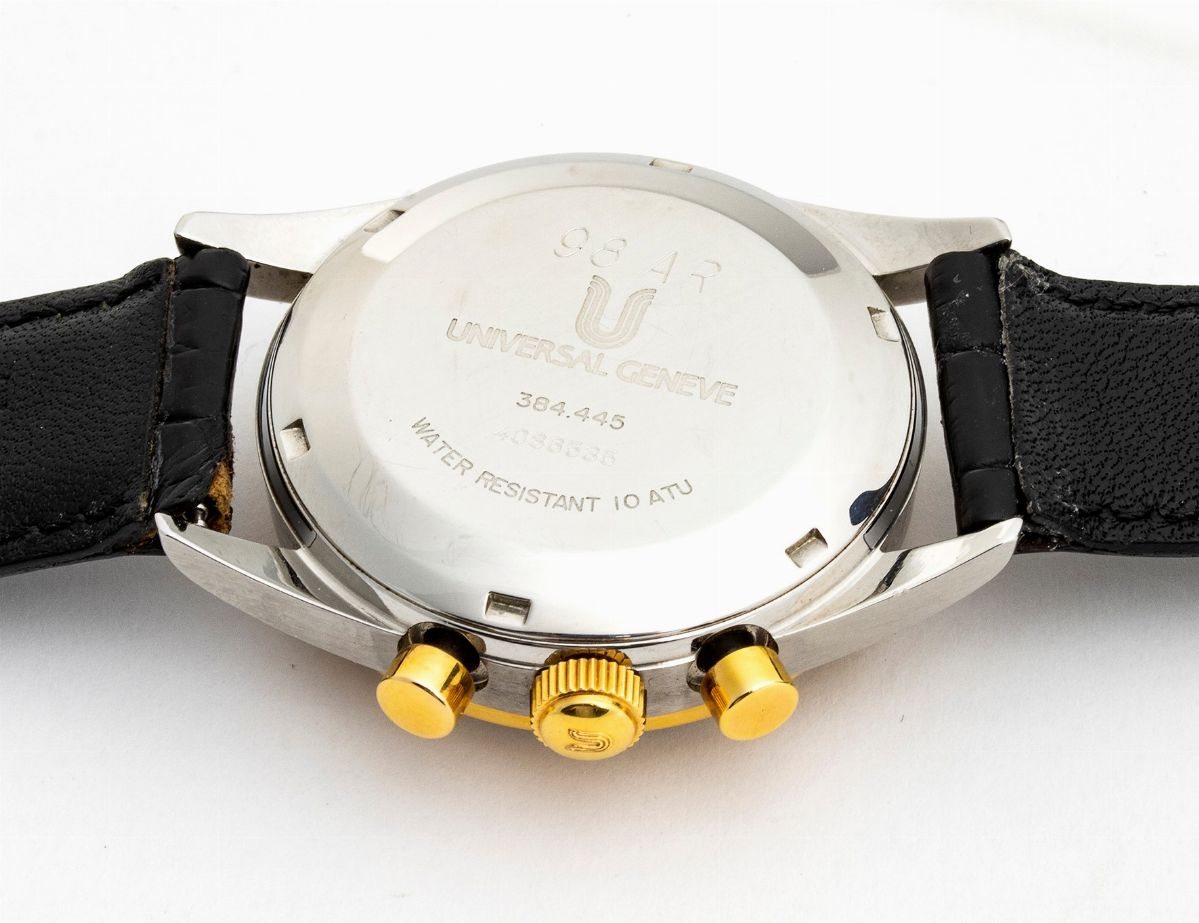 Universal Genève Compax: Orologio da Polso Uomo, Ref. 384.445, 1998 Circa