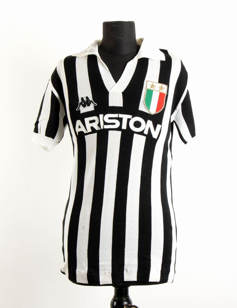 Calcio, Platini Michel, Maglia Juventus