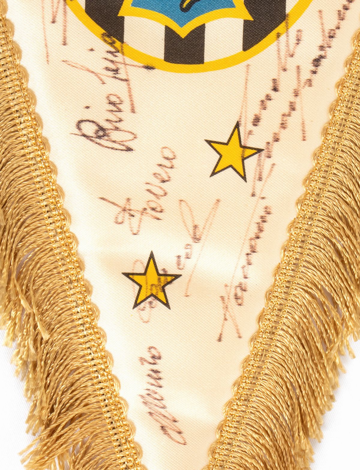 Calcio, Italia, Juventus f.C. 1985 Gagliardetto con Autografi
