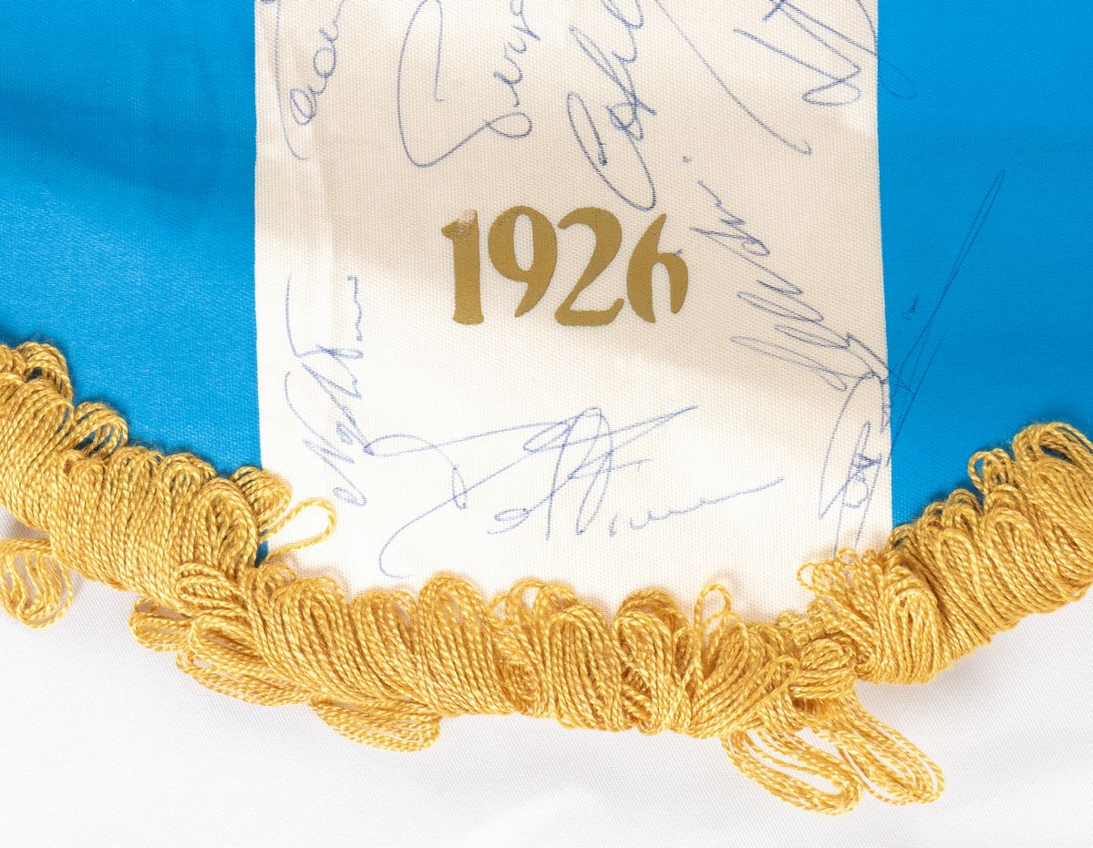 Calcio, Italia, Napoli Gagliardetto Anni '80 con Autografi