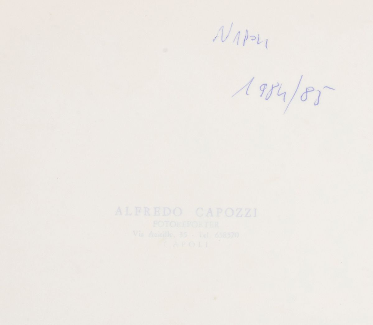 Calcio, Italia, Napoli Football Club Foto con Autografi 1984-85