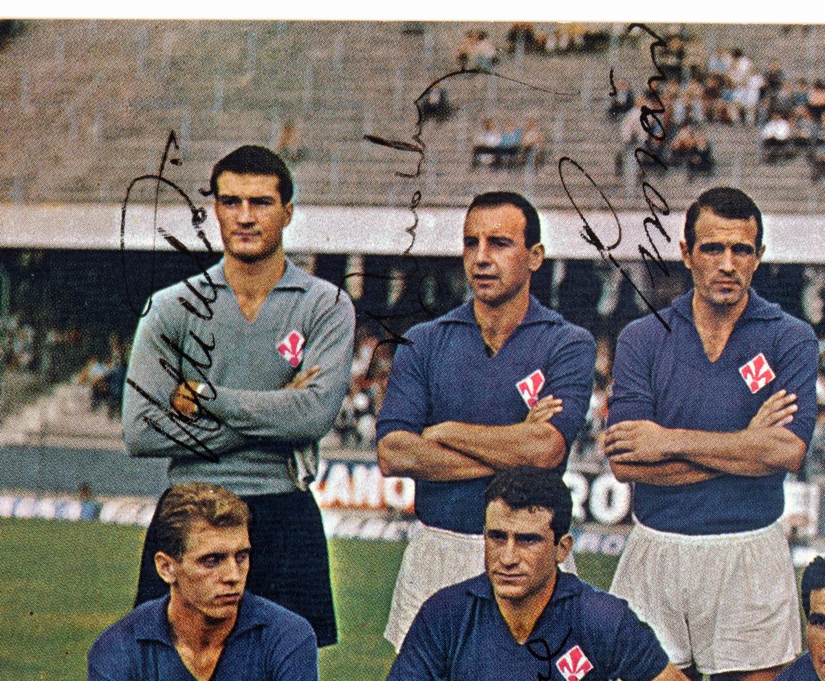 Calcio, Italia, Fiorentina Foto Squadra Autografata 1964