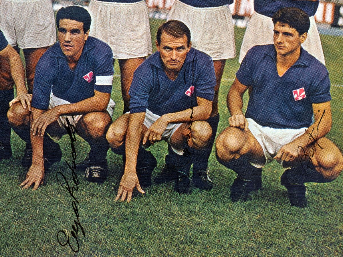 Calcio, Italia, Fiorentina Foto Squadra Autografata 1964