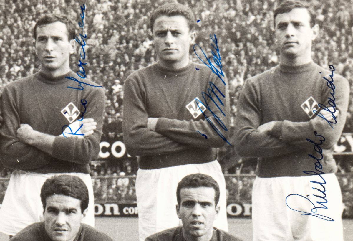 Calcio, Italia, Foto Squadra Fiorentina Autografata 1961-62