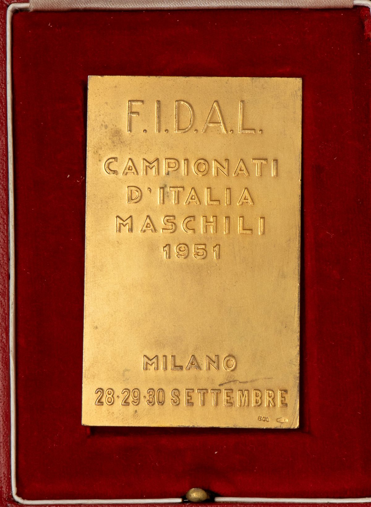 Atletica, Italia, Maggioni Vittorio, Maglia Campione 1951