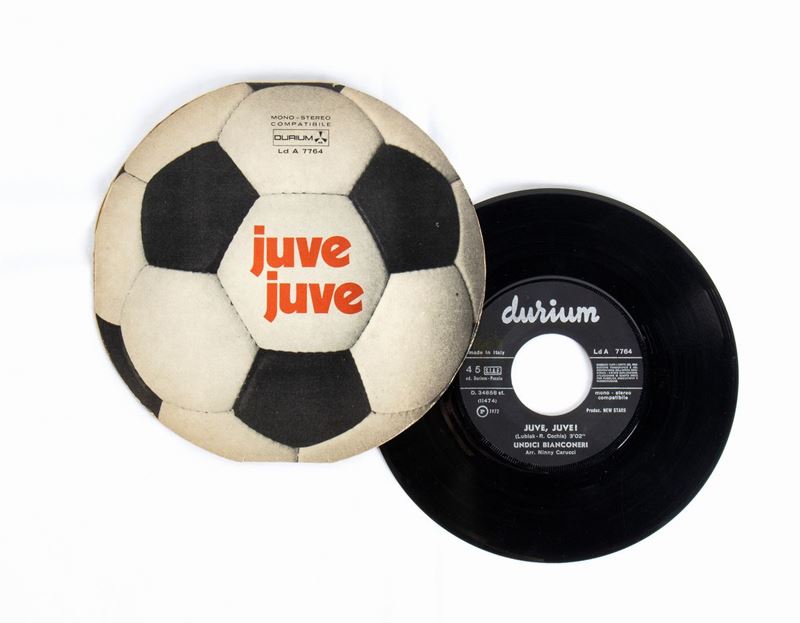 Calcio, Italia, Juventus f.C. Inno 1972 Disco 45 Giri