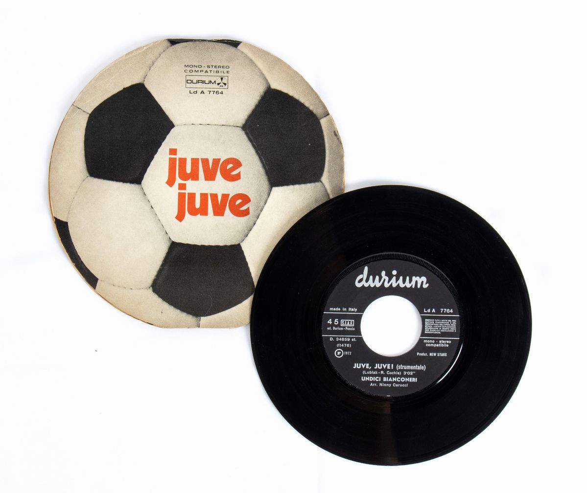 Calcio, Italia, Juventus f.C. Inno 1972 Disco 45 Giri