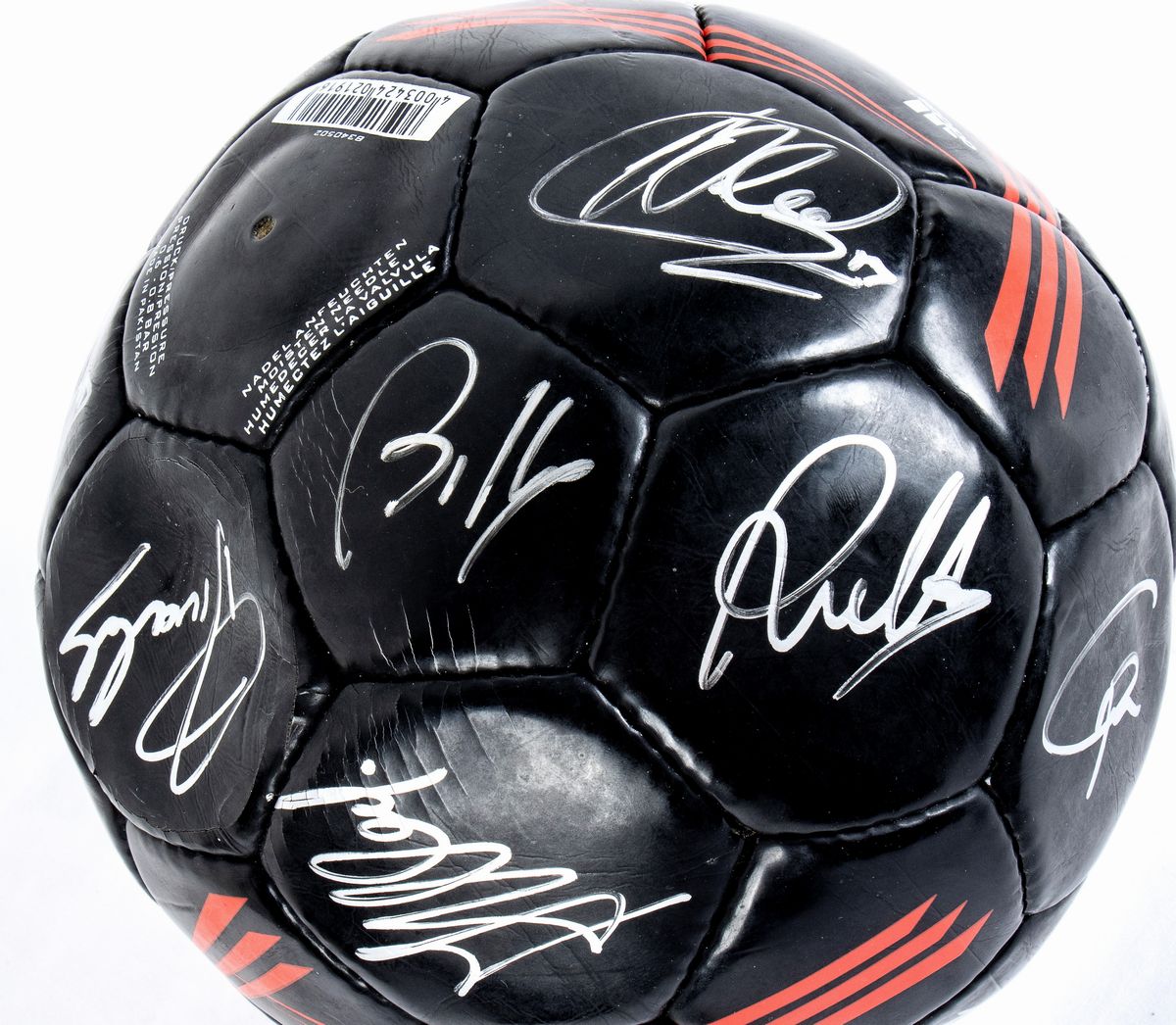 Calcio, Italia, Pallone con Autografi Ac Milan, Anni 2000