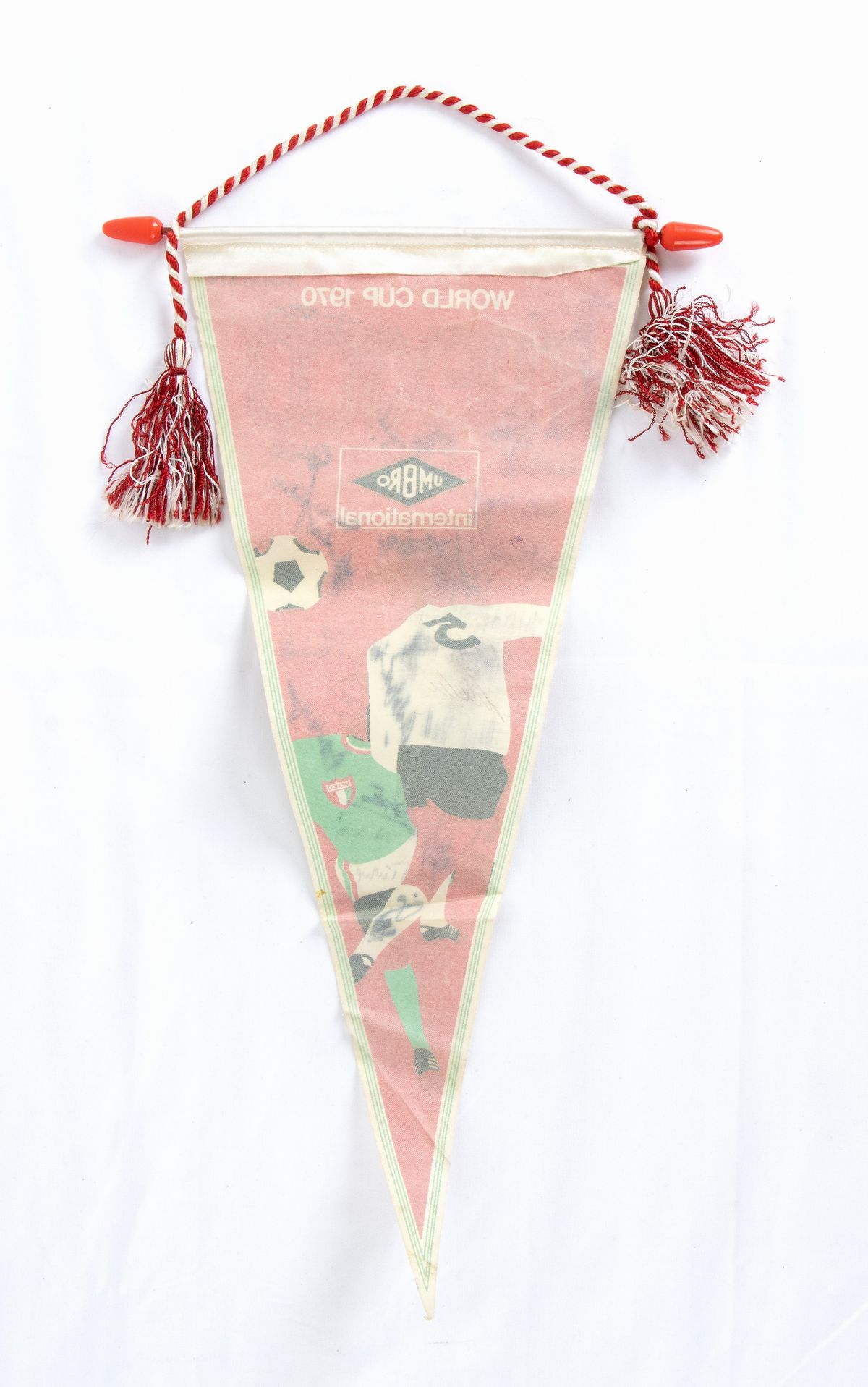 Calcio, Italia, Mondiali Mexico 70 Gagliardetto Autografato