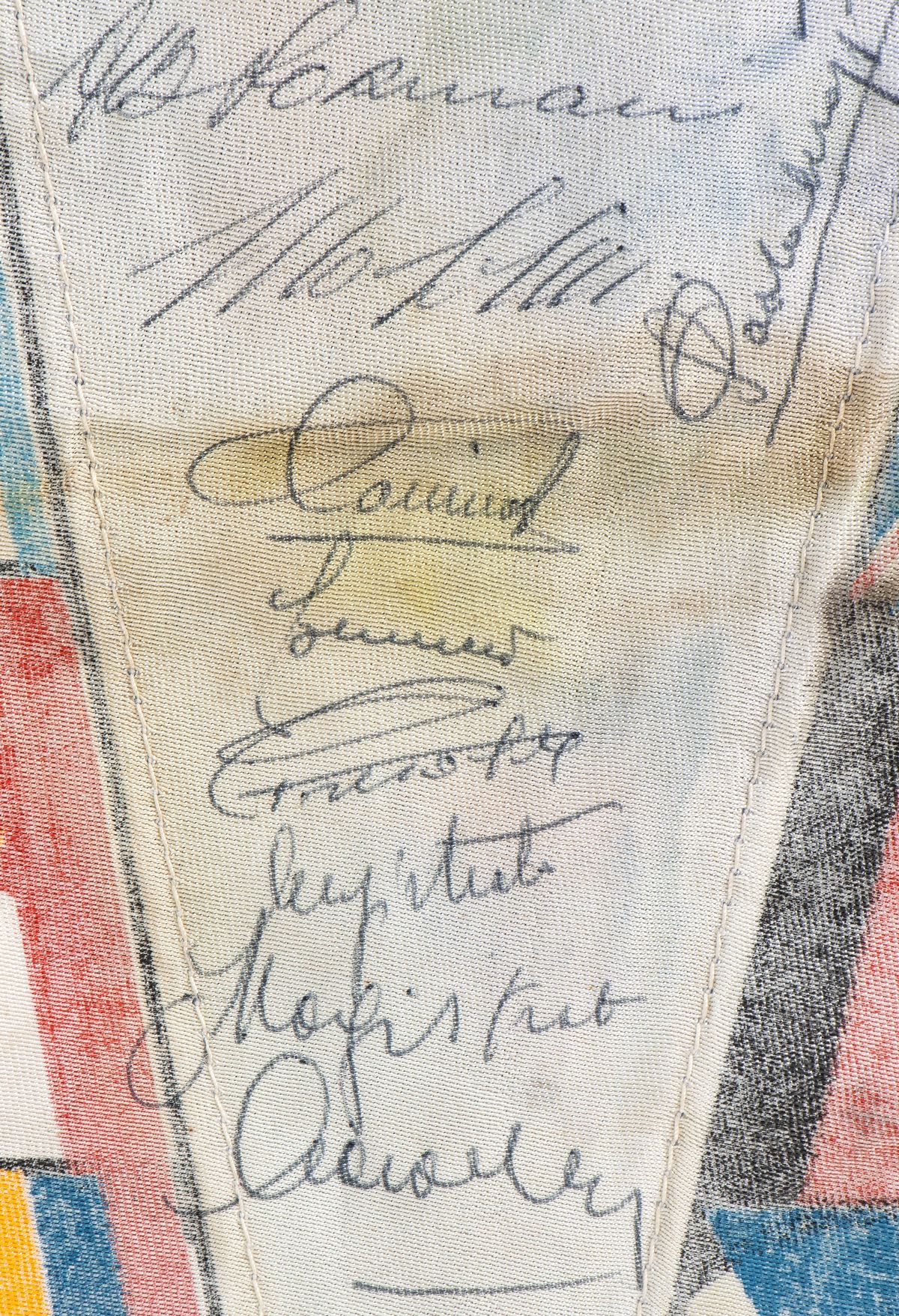 Calcio, Italia, Mondiali Cile 1962 Gagliardetto Autografato