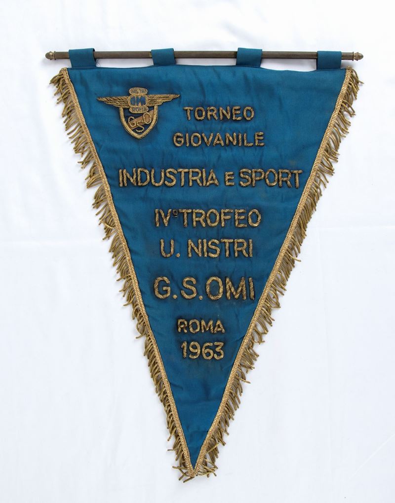 Calcio, Italia, Gagliardetto 1963 G.s.omi