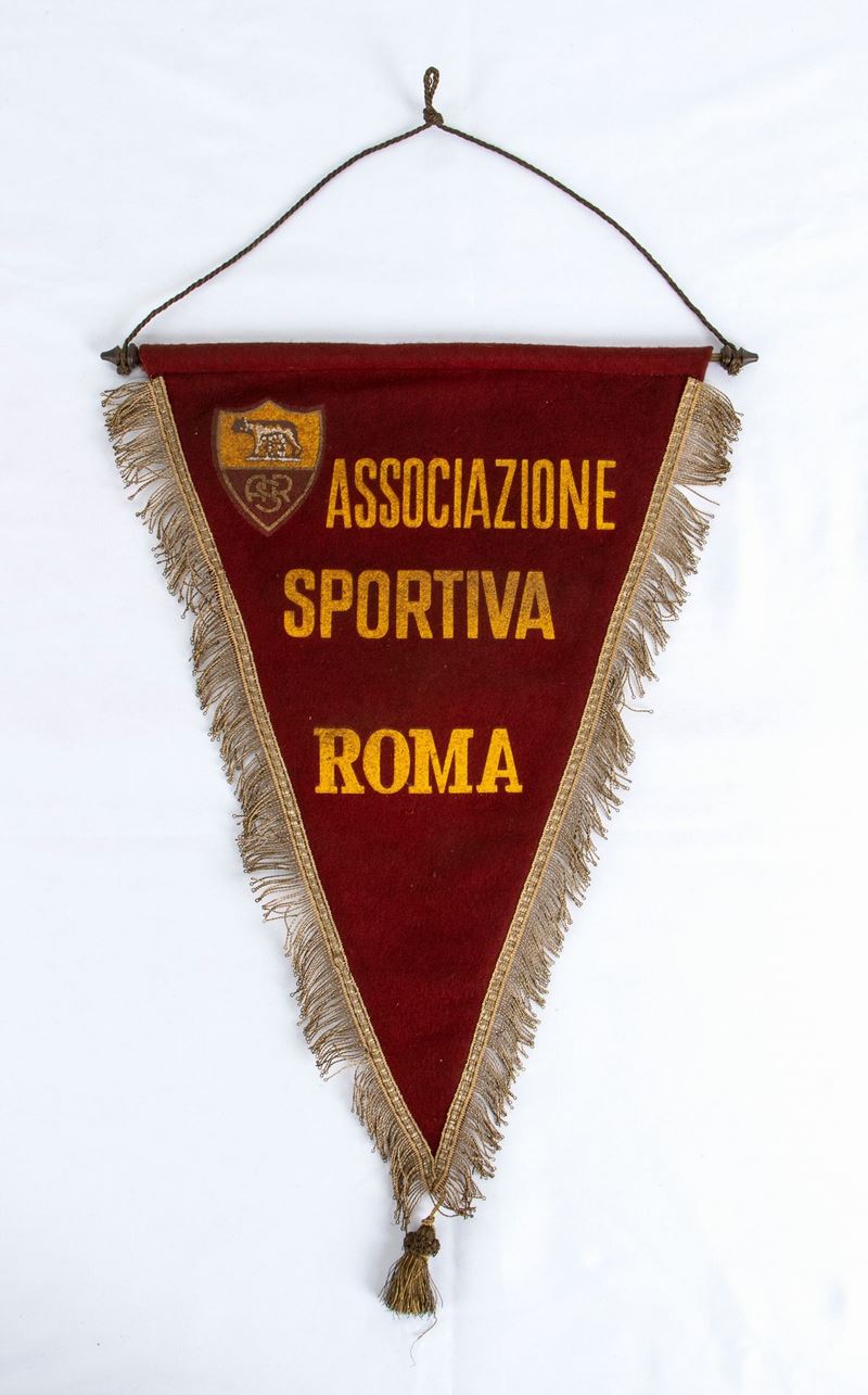 Calcio, Italia, Gagliardetto As Roma Anni '70