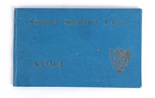 Football, Italy, Lazio Sports Club membership card 1933