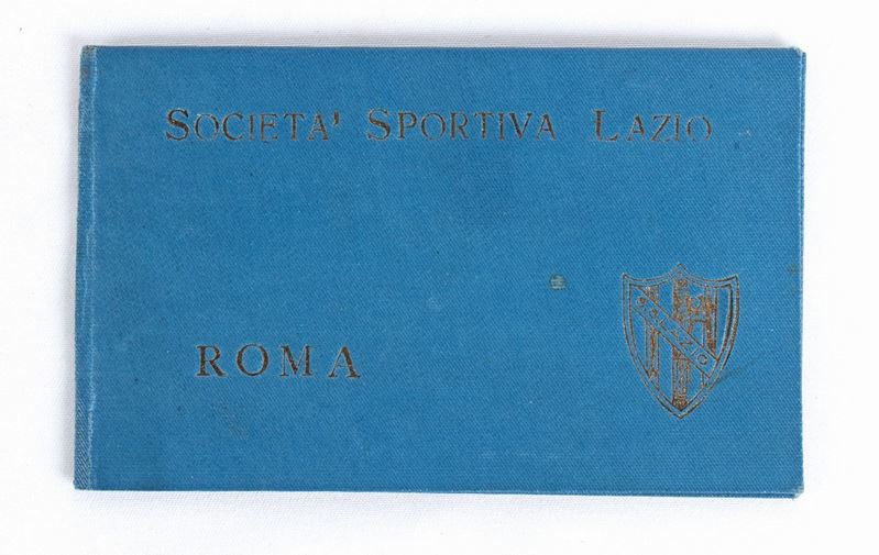 Calcio, Italia, Tessera Società Sportiva Lazio 1933