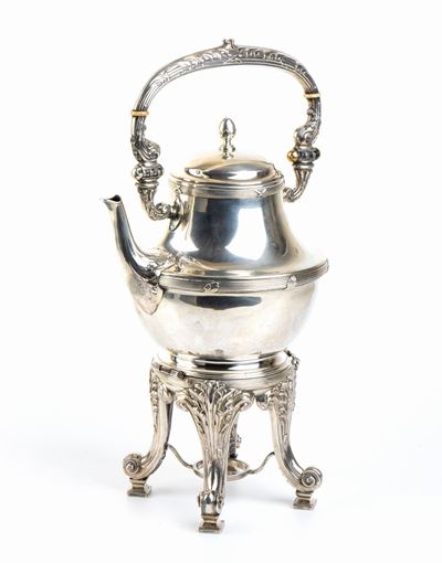 Tea Kettle Italiano Argento - Inizio XX Secolo