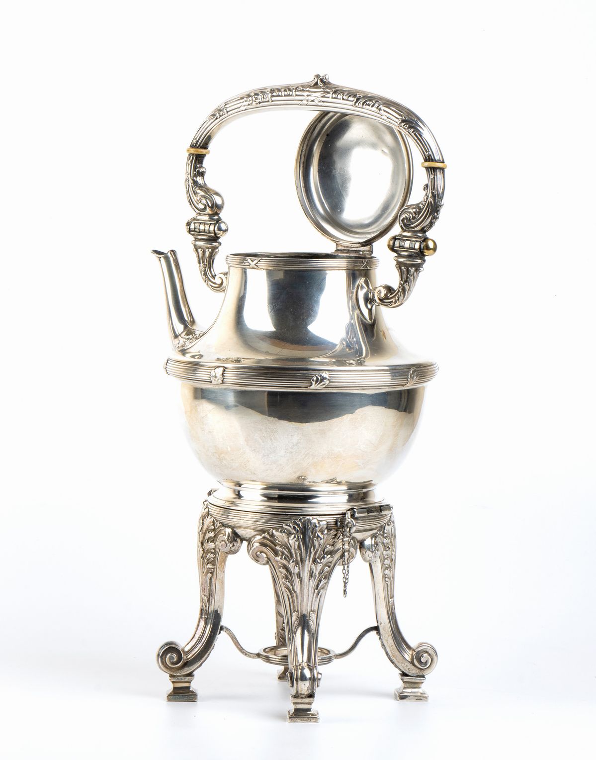 Tea Kettle Italiano Argento - Inizio XX Secolo